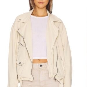 Free People We The Free Rebel Moto Jacket Size XL